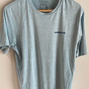 Patagonia Men's Light Blue Short Sleeve Tee